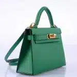 Hermès Mini Kelly 20 II Sellier Cactus Epsom Palladium Hardware Replica designer handbags