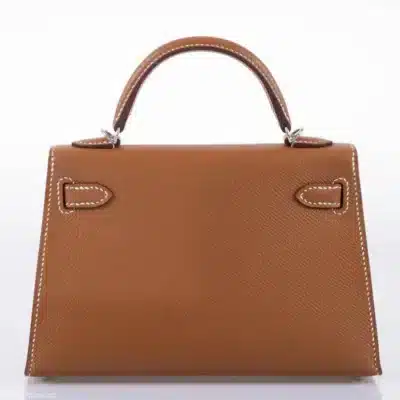 Hermès Mini Kelly 20 II Sellier Gold Epsom back1