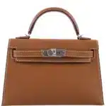 Hermès Mini Kelly 20 II Sellier Gold Epsom Palladium Hardware High-quality Lushentic Grade