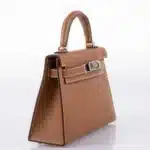 Hermès Mini Kelly 20 II Sellier Gold Epsom Palladium Hardware High-quality Lushentic Grade