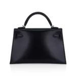 Hermès Mini Kelly 20 Sellier Black Box Calfskin Palladium Hardware handbag dupes