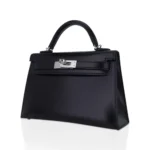 Hermès Mini Kelly 20 Sellier Black Box Calfskin Palladium Hardware handbag dupes