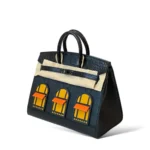 Hermès Rare Collectible Birkin 20 So Black Shiny Niloticus Crocodile, Epsom & Box Calfskin Faubourg Midnight Black Hardware