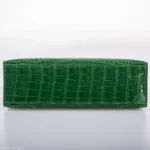 Hermès Rare Collectible Kelly Pochette Cactus Shiny Alligator Mississippiensis JPG Gold Hardware Lushentic Grade bags