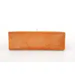 Hermès Rare Collectible Kelly Pochette Orange Doblis Palladium Hardware Luxury bag lookalikes